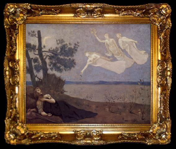 framed  Pierre Puvis de Chavannes The Dream (mk19), ta009-2
